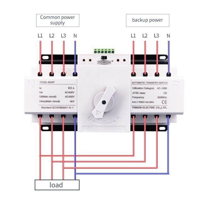 P A V Mcb Type Dual Power Automatic Transfer Switch Ats Lazada Ph