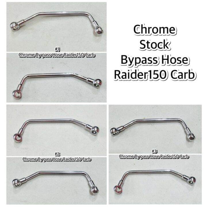 Chrome Stock Bypass Hose Raider 150 Carb Lazada PH