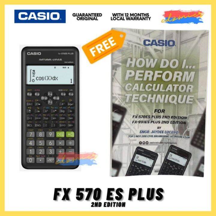 Casio Calculator Fx Es Plus Nd Edition Original Lazada Ph