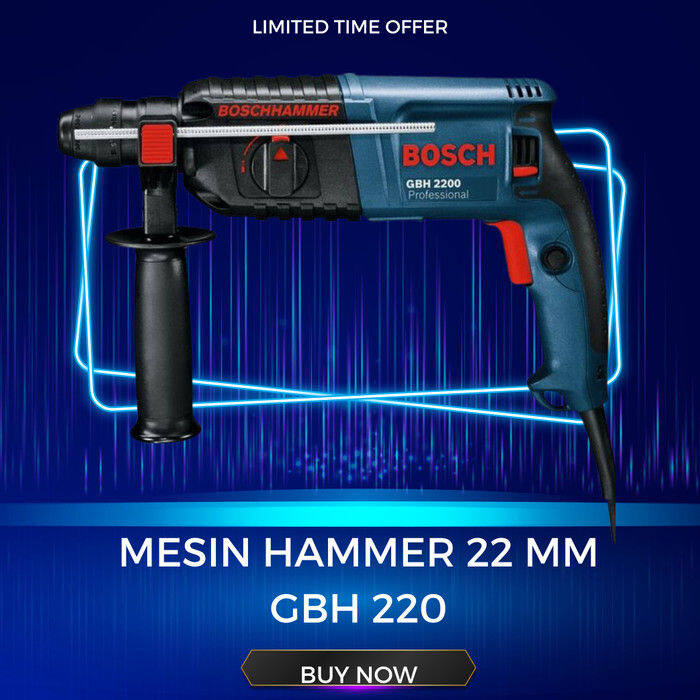 Mesin Bor Tembok Rotary Hammer Drill Gbh Mm Watt Mode Bosch