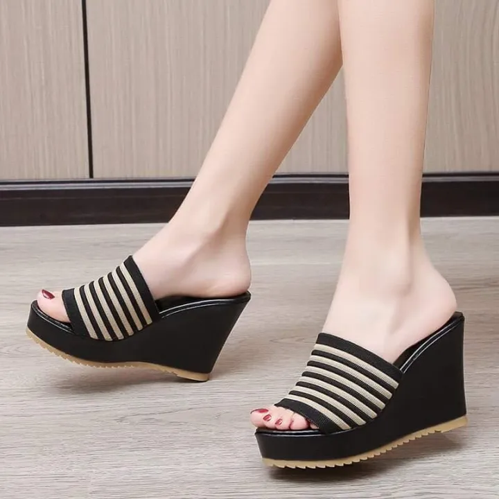 BIGGEST SALE Korean Fashion Wedge Sandals For Women VS ADD 1 2 SIZE