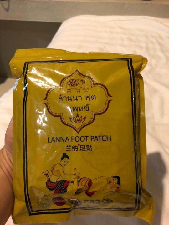 Ready Stock Authentic Thailand Lanna Foot Patch Pcs Pack