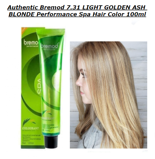 Authentic Bremod 7 31 LITGHT GOLDEN ASH BLONDE Performance Spa Hair