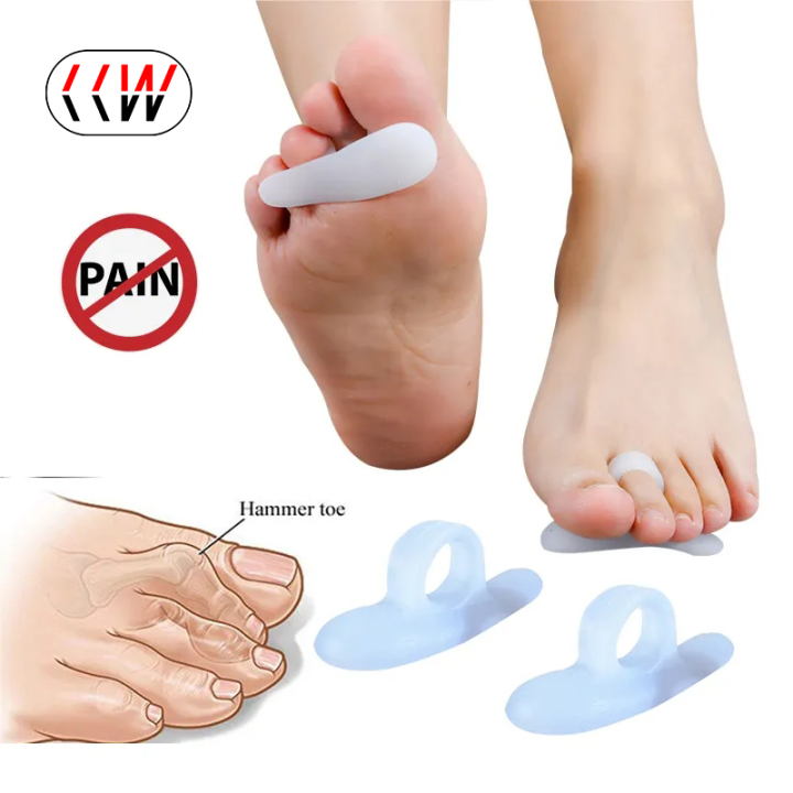 CCW 1 Pair Toe Separator Bunion Hallux Valgus Orthosis Overlapping