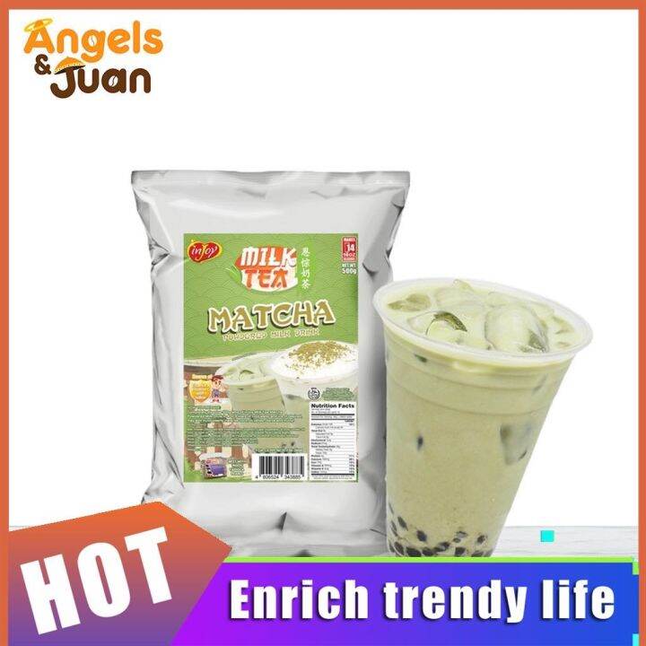 InJoy Matcha Powdered Milk Tea Drink 500g Lazada PH