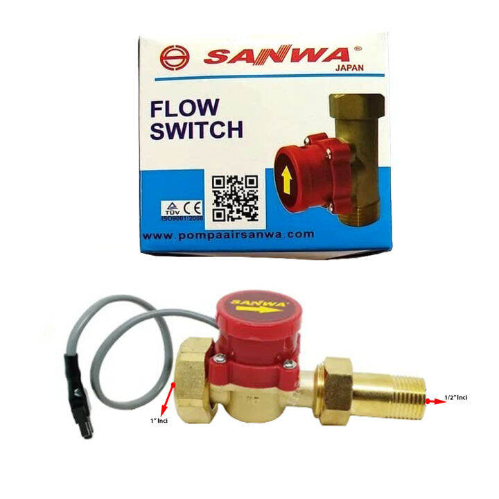 Mb Flow Switch Sanwa Inch Otomatis Pompa Air Dorong Booster