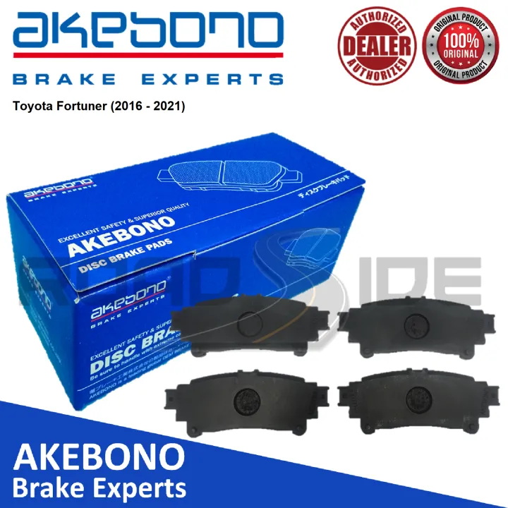 Akebono Rear Brake Pads For Toyota Fortuner 2016 2021 Lazada PH