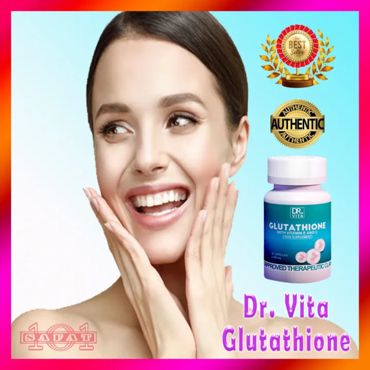 DR VITA GLUTATHIONE WITH VITAMIN E AND C BEST SELLER 100 ORIGINAL