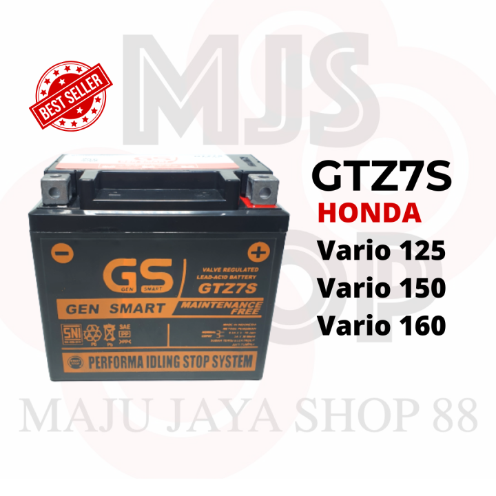 Aki Motor Honda Vario 125 Vario 150 GTZ7S GTZ6V YTZ7S YTZ6V GS MF Aki