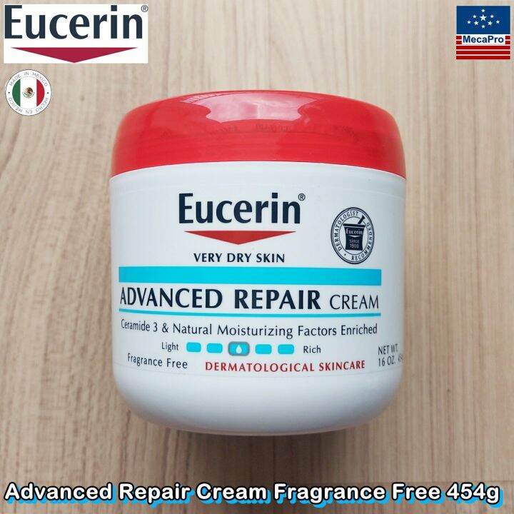 Eucerin Advanced Repair Cream Fragrance Free 454g ยเซอรน ครม สตร