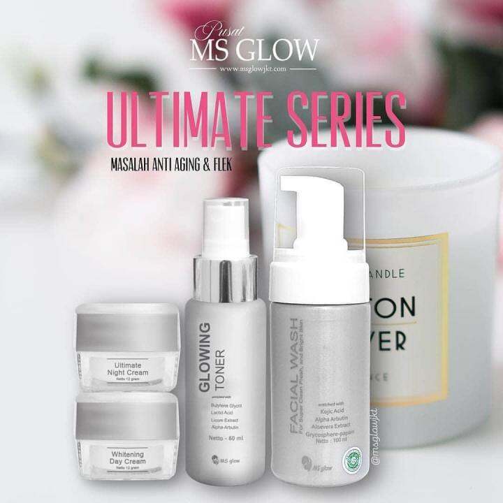 Paket Wajah Ultimate Flek Ms Glow Ultimate Series Ms Glow Lazada