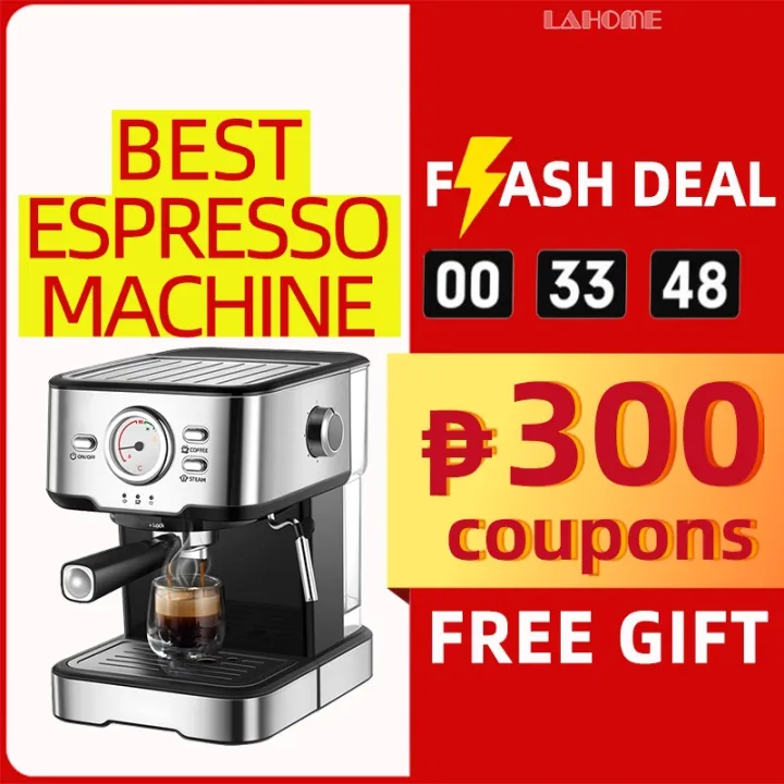 Factory Outlet Espresso Coffee Maker Machine On Sale With Milk