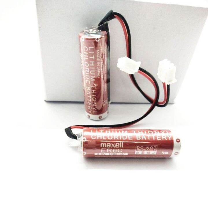 ER6C AA 3 6V 1800mah Maxell F2 40BL FX Mitsubishi PLC FX2N 1N แบตเตอร