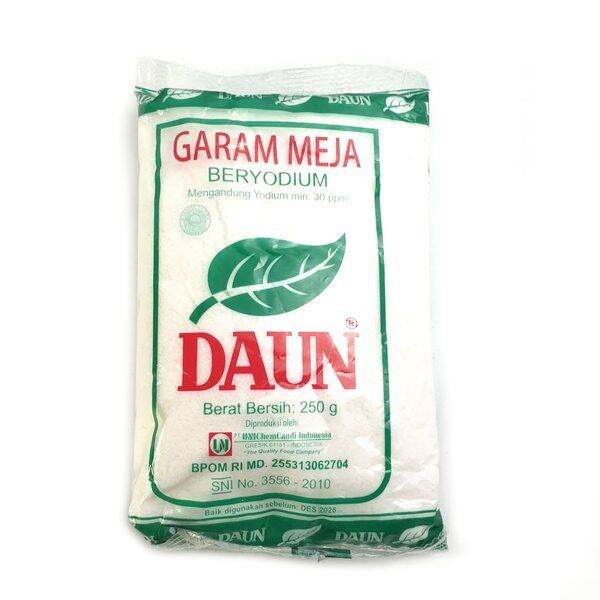 Garam Meja Bertodium Cap Daun G Lazada Indonesia