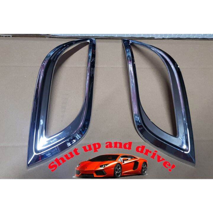 Ready Stock Rear Foglight Chrome Cover For Toyota Vios Superman Gen