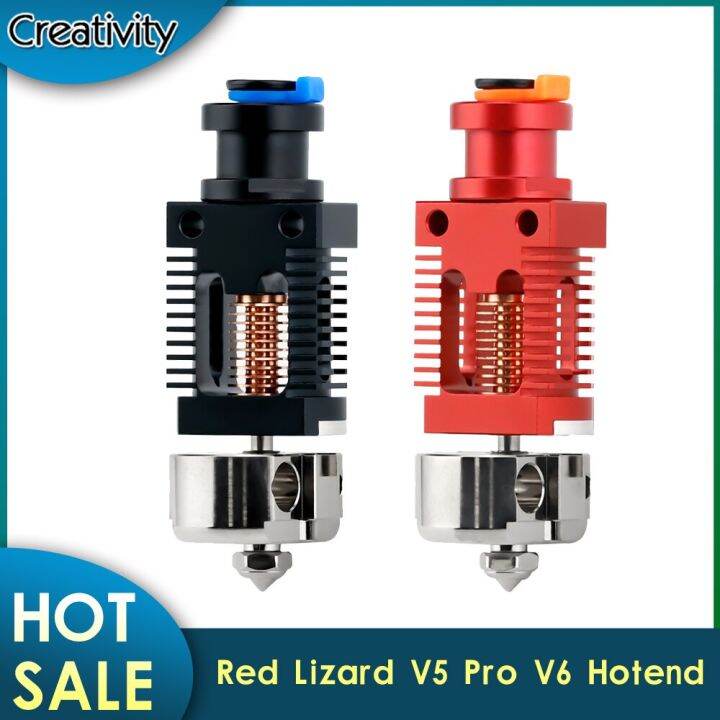 D Printer Hotend Red Lizard V Pro V Hotend Assembled Bi Metal