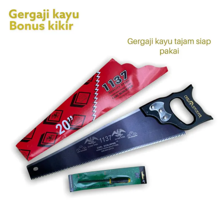 Gergaji Mata 20 Bonus Kikir Tajam Original Dijamin Asli Graji Manual