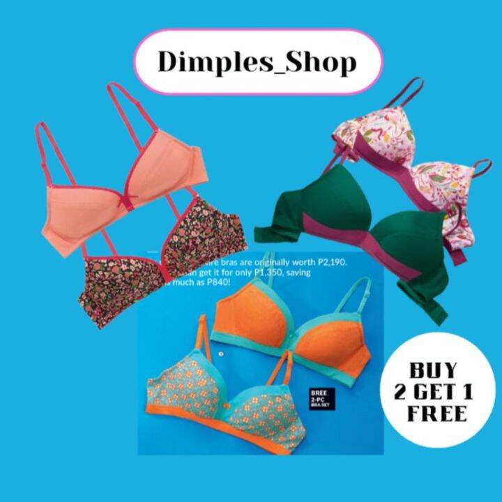 Avon Nonwire Pc Bra Set Bundle Pack Lazada Ph