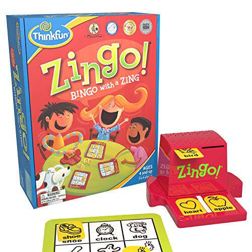 Think Fun Thinkfun Zingo Bingo Pemenang Penghargaan Prasekolah Untuk