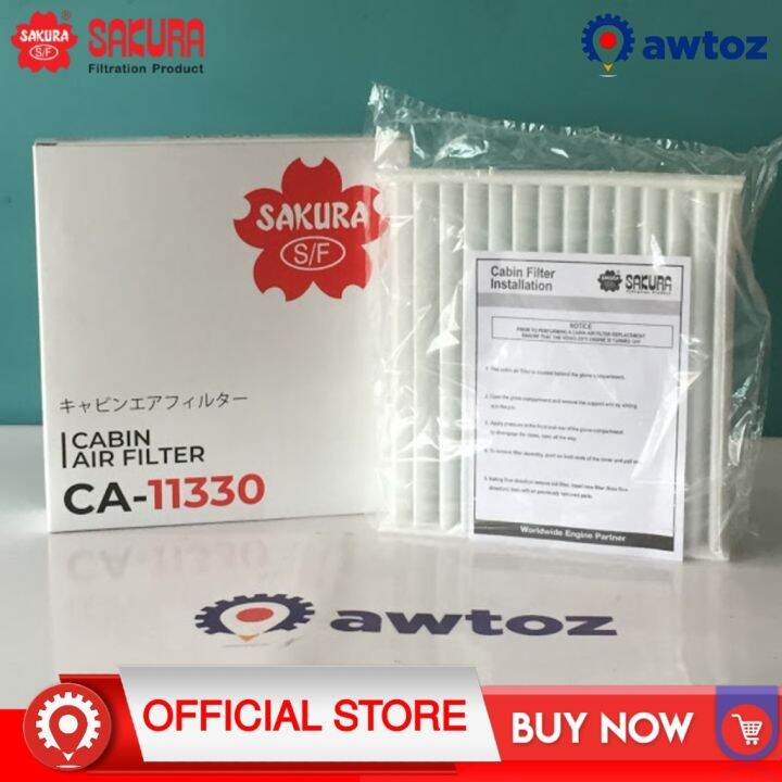 Sakura Cabin Filter Toyota Wigo Gen Gen Gen Ca Lazada Ph