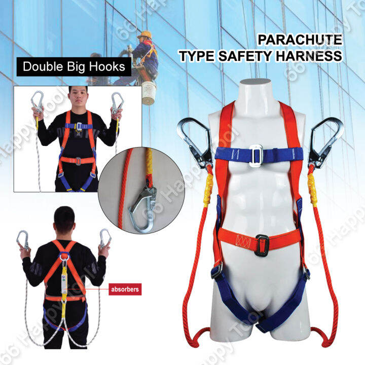 Safety Harness Absorber Fall Protection Full Body Protect Belt