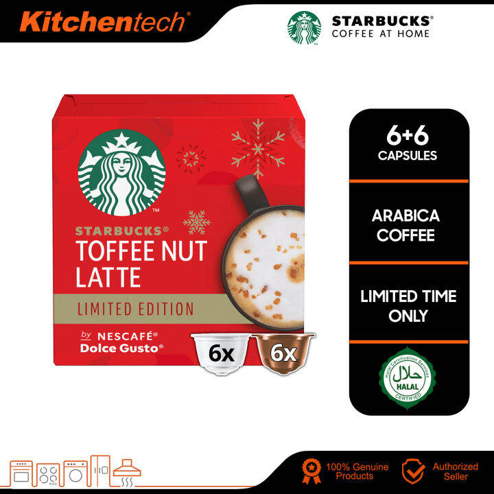 LIMITED EDITION Starbucks Toffee Nut Latte by NESCAFÉ Dolce Gusto