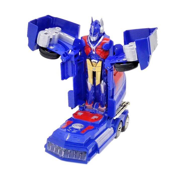 Transform Robot Optimus Prime Mainan Mobil Truk Berubah Bentuk Lazada