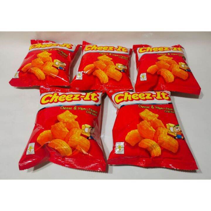 5 Packs Of Cheez It Cheese And Ham Flavor 25g Lazada PH