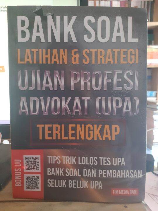 Buku Bank Soal Latihan Strategi Ujian Profesi Advokat UPA