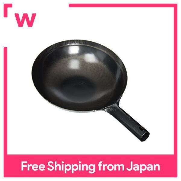 Yamada Iron Embossed Chinese One Handed Pan 30 Cm Thickness 1 2 Mm