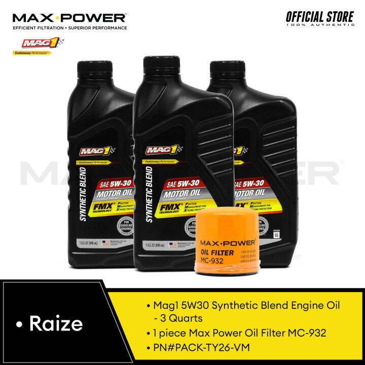 Mag W Synthetic Car Engine Oil Pn Max Power Oil Filter Mc