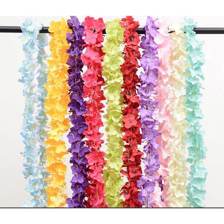 100CM Artificial Silk Wisteria Vine Hanging Flowers Garland Home Party