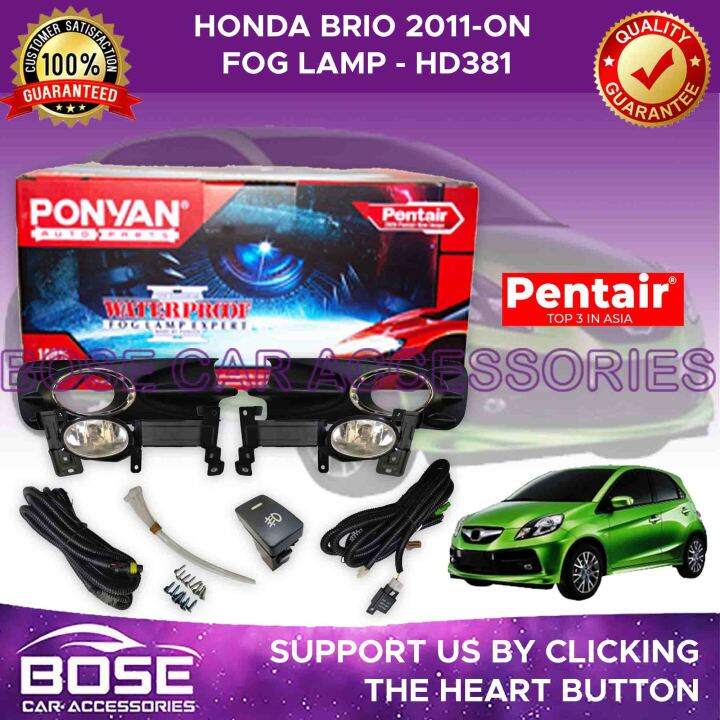 Pentair Foglamp Set Honda Brio 2011 2012 2013 2014 2015 Fog Lamp