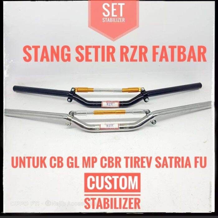 Sj Paket Stang Stir Rzr Plus Palang Stang Custom Universal Lazada