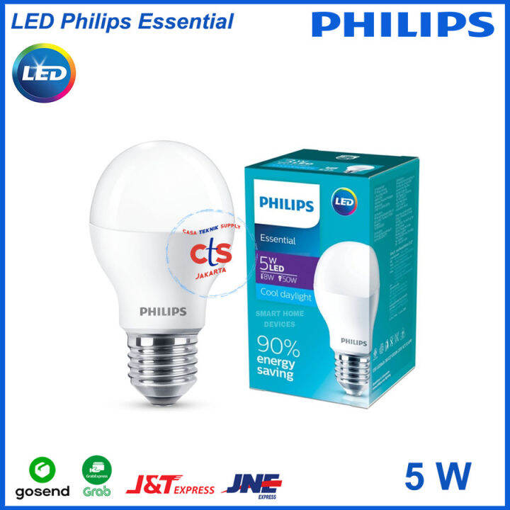 Lampu PHILIPS Essential LED Bulb 5 Watt Lazada Indonesia