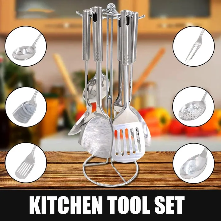 7 In 1 Stainless Steel Kitchen Tool Set Lazada PH