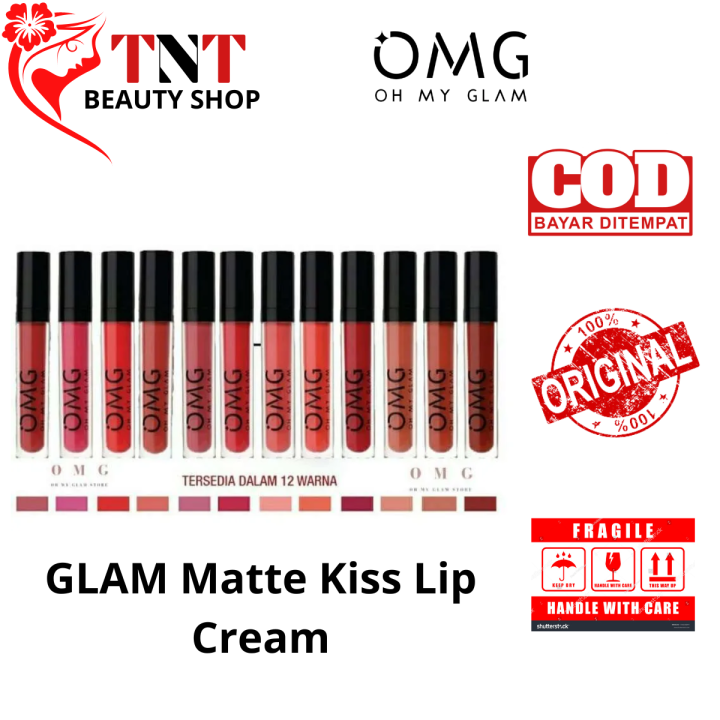 OMG OH MY GLAM Matte Kiss Lip Cream Lipstick Lazada Indonesia