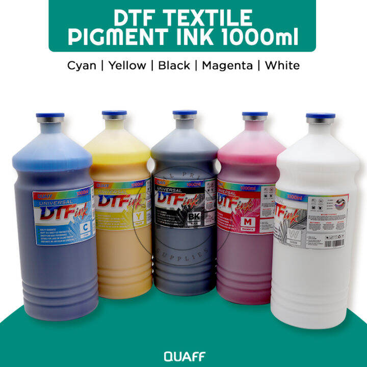 Fmp Quaff High Quality Dtf Ink For Textile Cyan Magenta Yellow Black