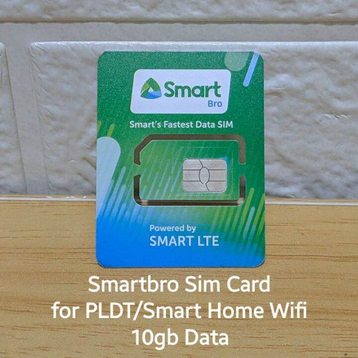 Smartbro PLDT Sim Card For PLDT Smart Home Wifi 10gb Data UNLIFAM SIM