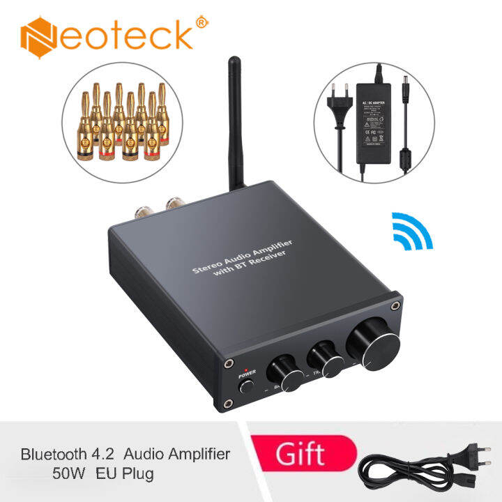 Neoteck Home Hi Fi Integrated Bluetooth Receiver Stereo Audio