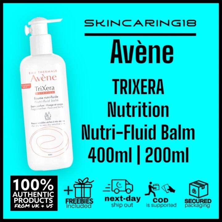 AVENE Trixera Nutrition Nutri Fluid Balm 400ml 200ml By SkinCaring18