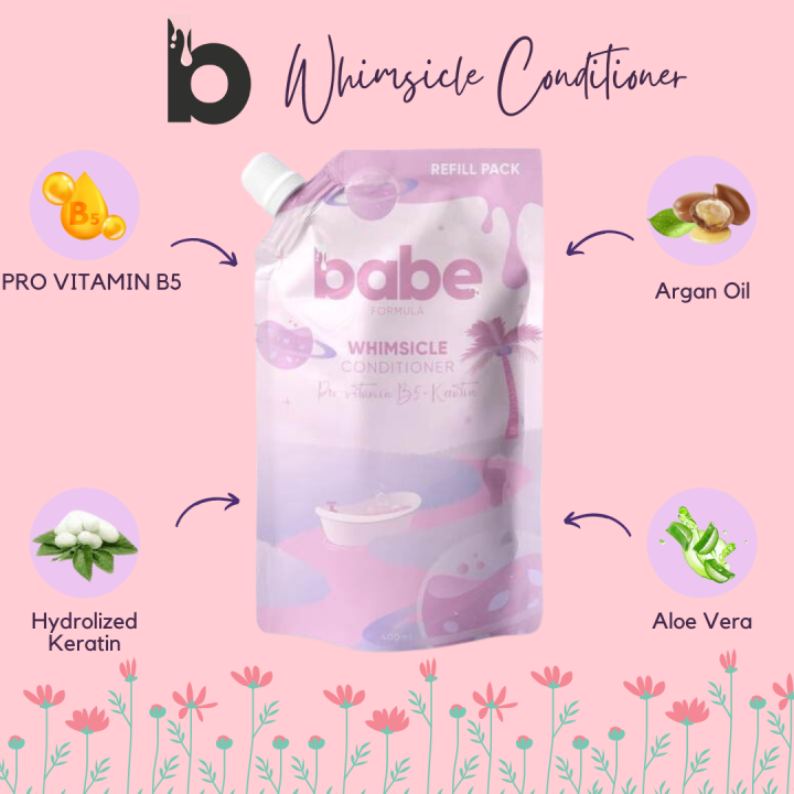 Original Babe Formula Whimsicle Conditioner 400 Ml Refill Pouch Lazada PH