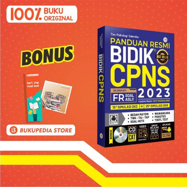 BEST SELLER BUKU PANDUAN RESMI BIDIK CPNS PPPK 2023 FORUM EDUKASI