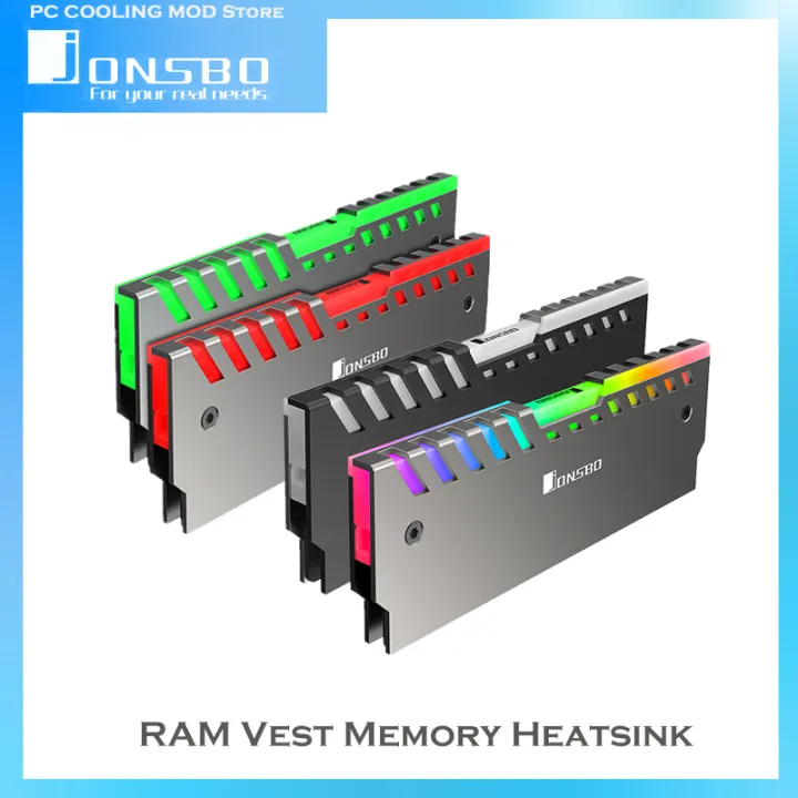 JONSBO RGB RAM Cooler Radiator Vest Memory Heatsink RAM Cover เชลลของ