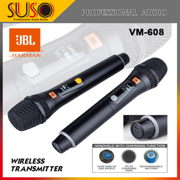 New Version Of Jbl Vm Pcs Wireless Microphone Receiver Included