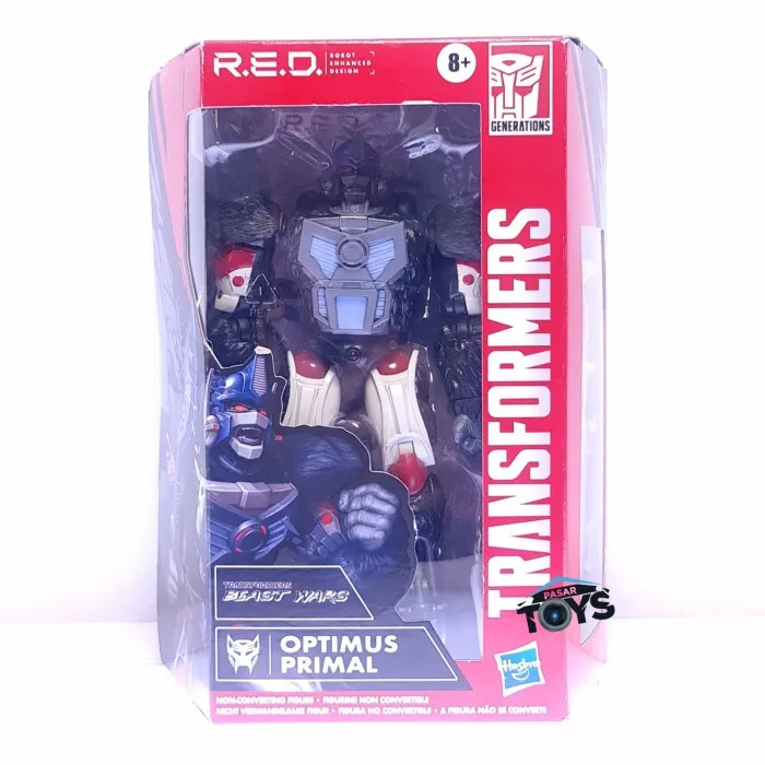 Optimus Primal R E D Robot Enhanced Design Transformers Beast Wars