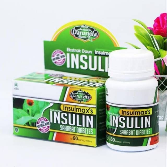 Insulmax S Kapsul Daun Insulin Original Kapsul Obat Gula Diabetes