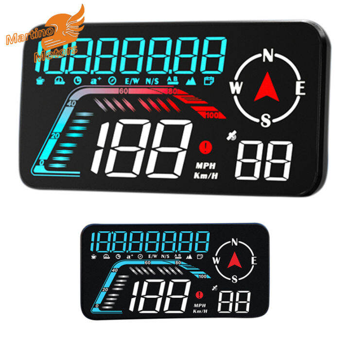 Martino G Gps Hud Inch Car Hud Heads Up Display Digital