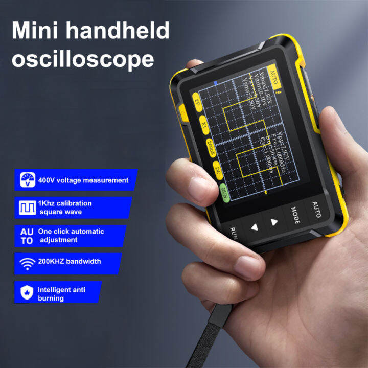 DSO152 Handheld Digital Oscilloscope Portable 400V Voltage Measurement