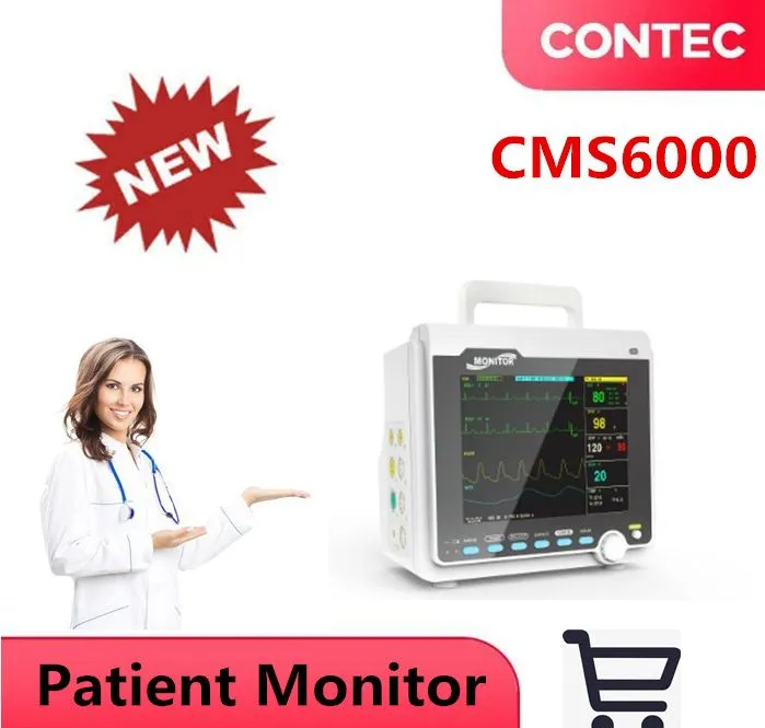 8 Color Patient Monitor 5 Parameters CMS6000 ICU CCU Vital Signs ECG